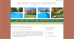 Desktop Screenshot of belmontsquareapts.com