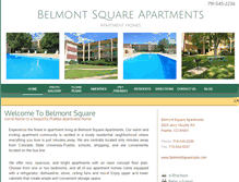 Tablet Screenshot of belmontsquareapts.com